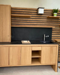 Outdoorküche aus Keramik Laminam