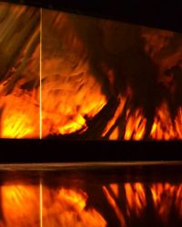 Wandverkleidung mit Hintergrundbeleuchtung aus Onyx
